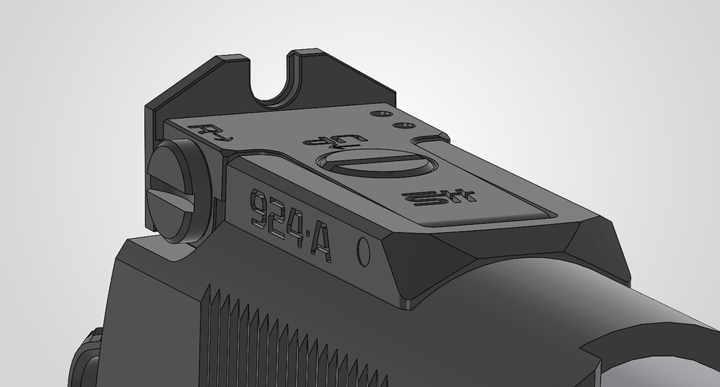 924•ALPHA Adjustable Rear Sight