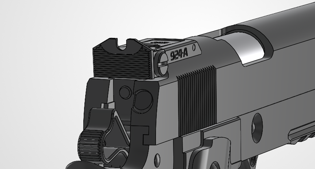 924•ALPHA Adjustable Rear Sight