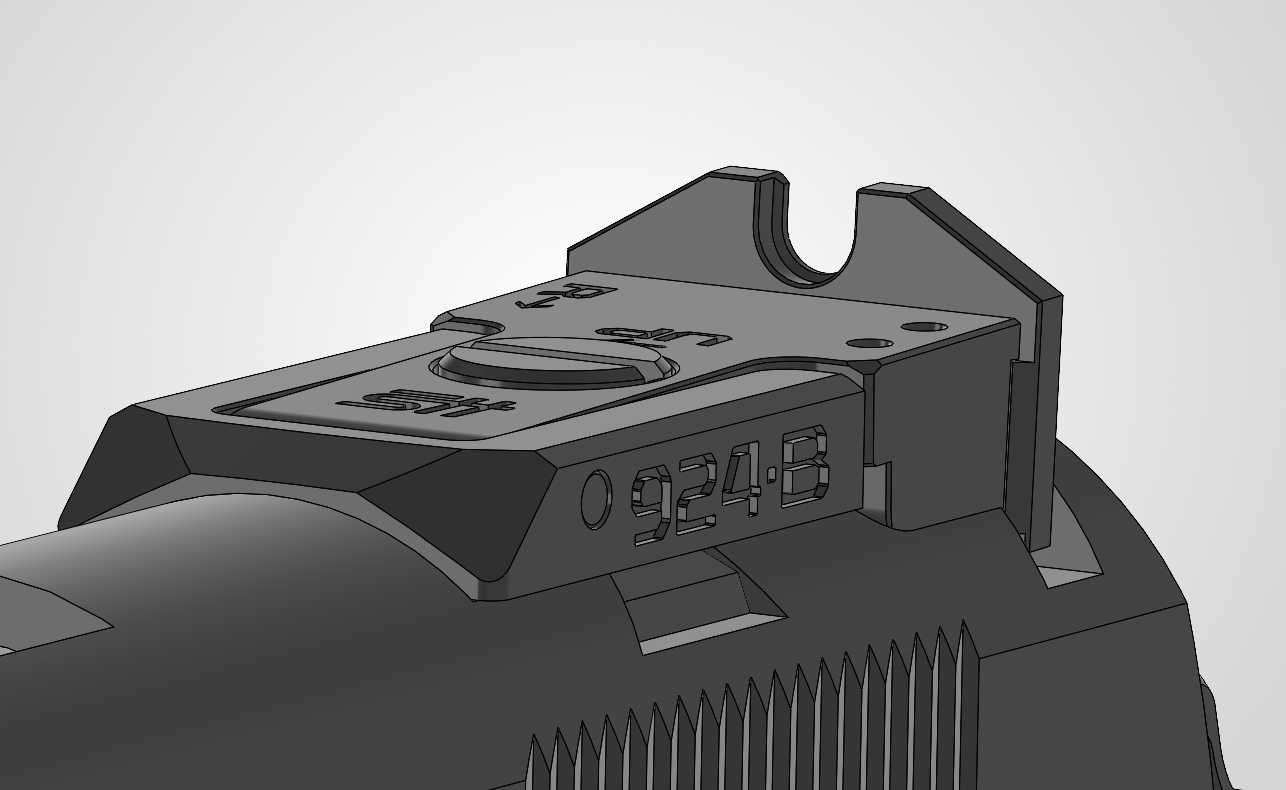 924•BRAVO Adjustable Rear Sight