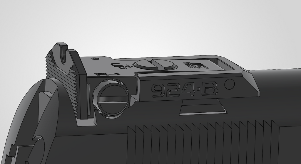 924•BRAVO Adjustable Rear Sight