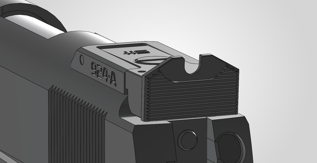 924•ALPHA Adjustable Rear Sight