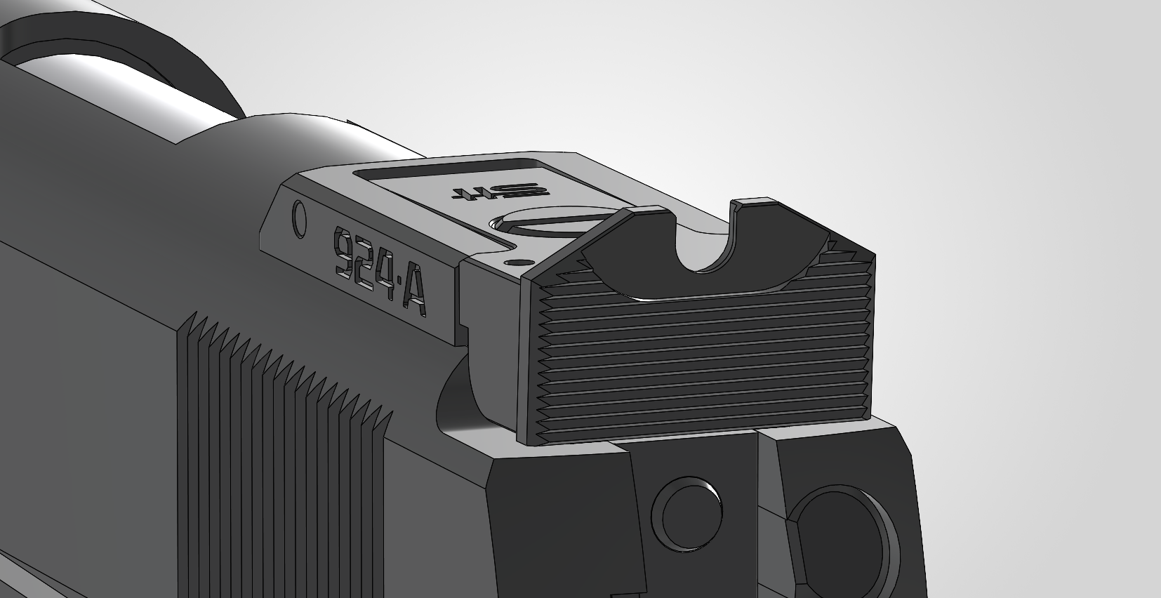 924•ALPHA Adjustable Rear Sight