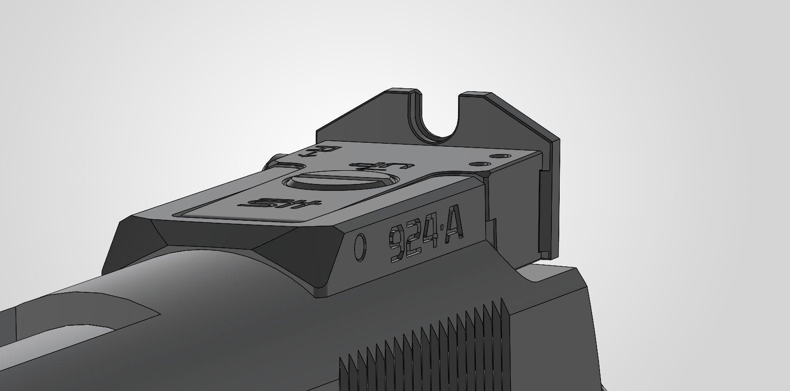 924•ALPHA Adjustable Rear Sight